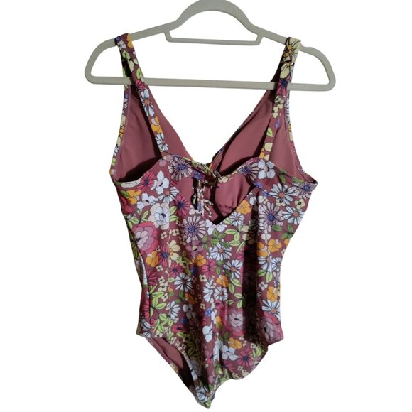 New Adore Me Floral One-Piece Swimsuit Plus Size 1X - Picture 2 of 7